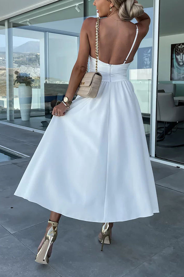 Constantin | Bequemes Midikleid mit ausgeschnittenen Taschen