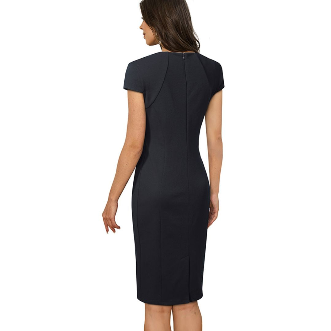 Luca | Bodycon-Kleid mit quadratischem Ausschnitt