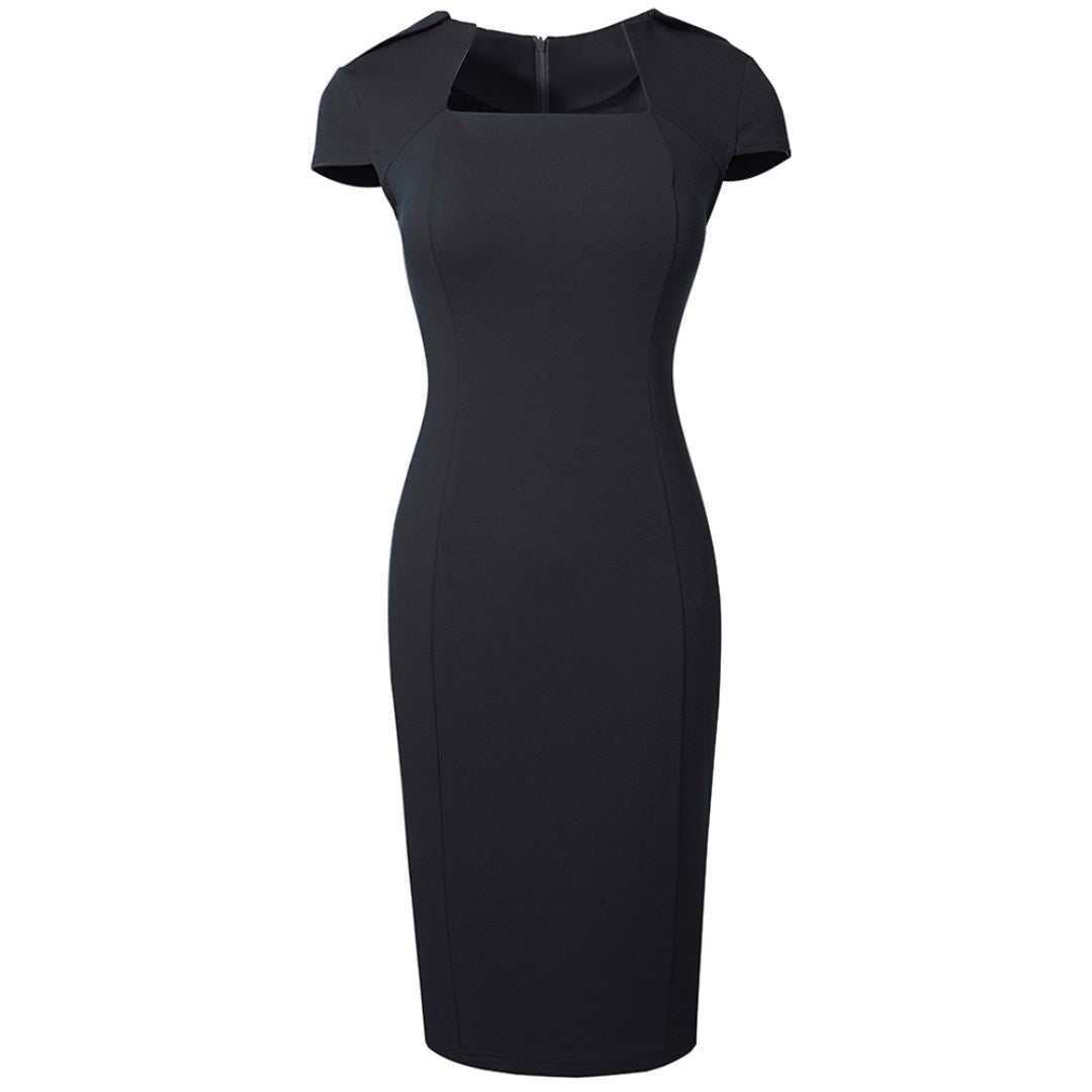 Luca | Bodycon-Kleid mit quadratischem Ausschnitt