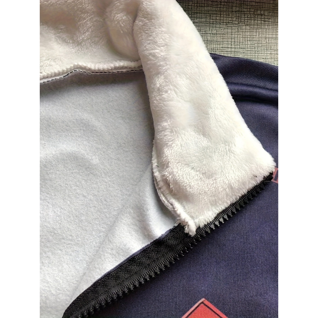 Friedrik | Herren Pullover Vintage mit Reißverschluss und Fleecefutter