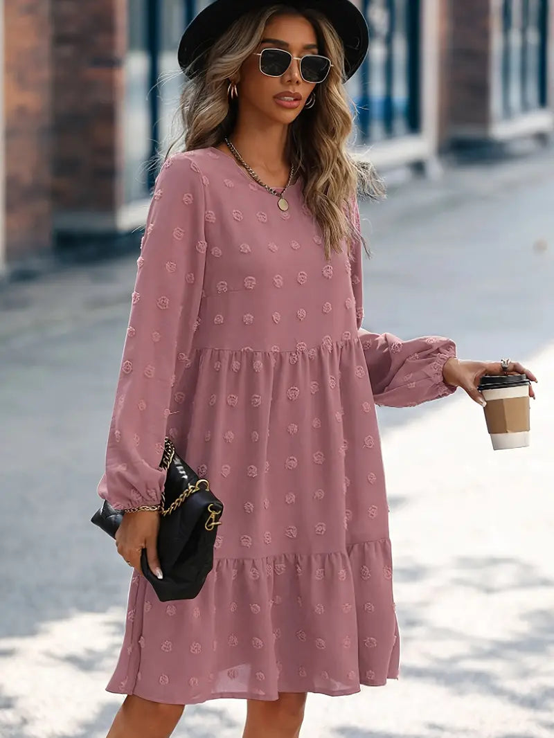 Schina  |  Kleid mit Laternenärmeln