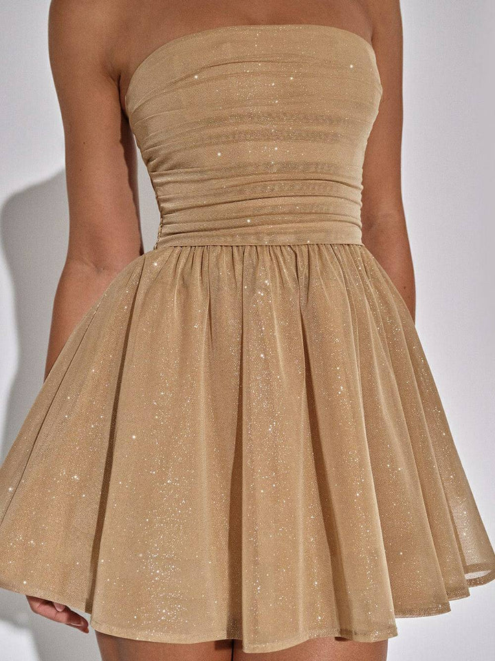 Dea | Elegantes Korsett-Kleid mit Pailletten-Schleife