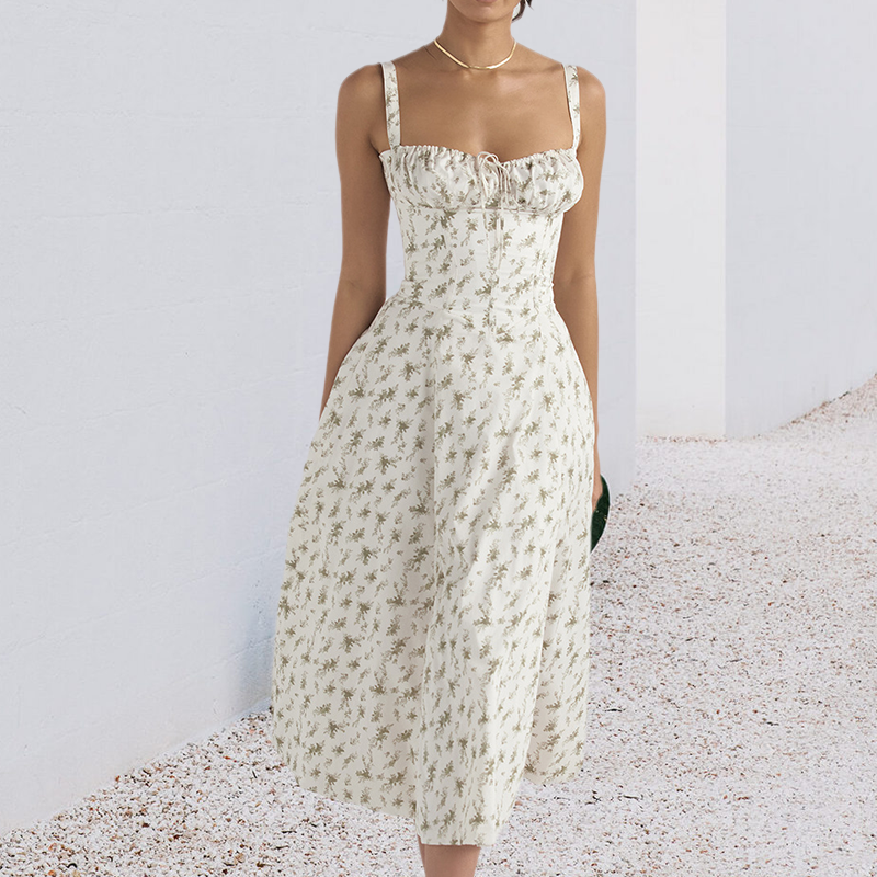 Josephin | Elegantes und sexy Korsagenkleid mit Rüschen