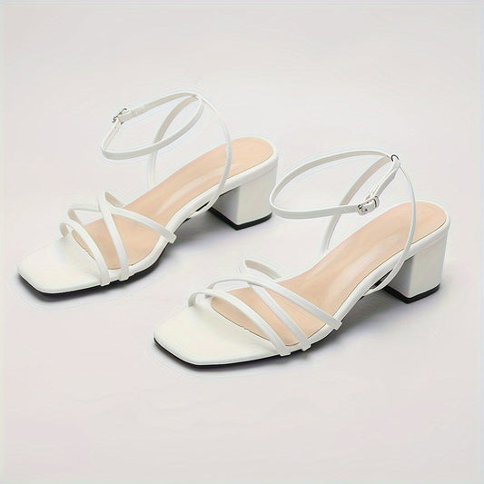Zephyrah | Zweifarbige Strappy-Sandalen