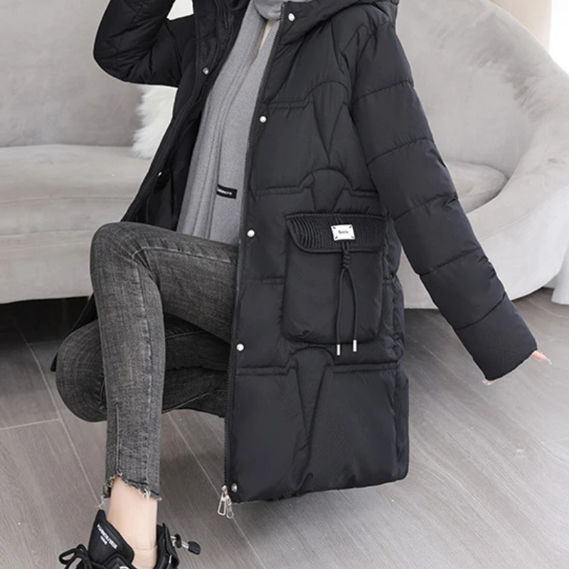 Payei | Winddichter Parka für Damen mit Kapuze und Reißverschluss