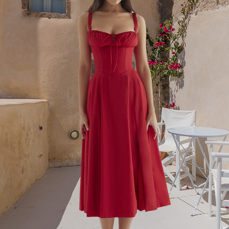 Josephin | Elegantes und sexy Korsagenkleid mit Rüschen