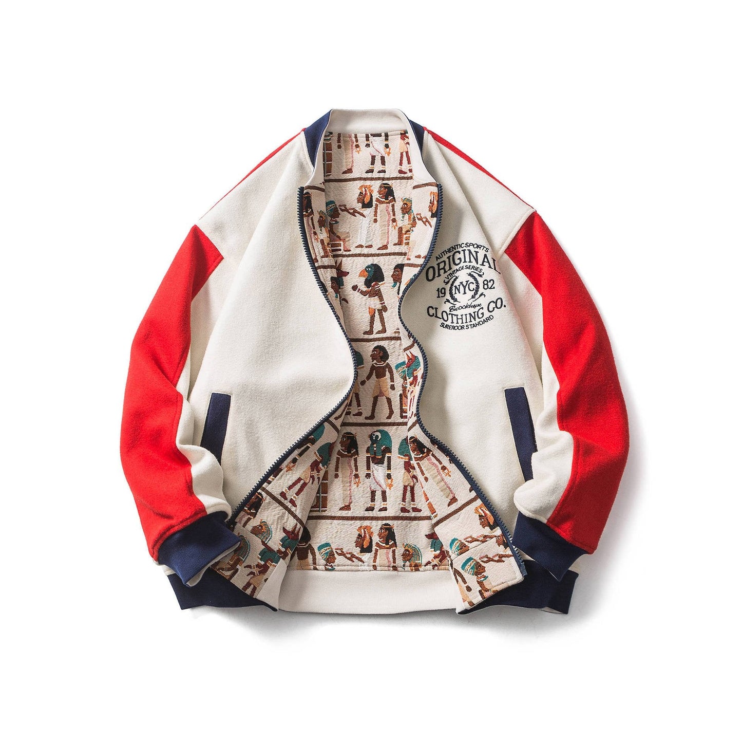 Sunia | Locker bestickte, wendbare Bomberjacke für Damen