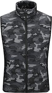 Kosh | Beheizte gesteppte Pufferweste mit Stehkragen