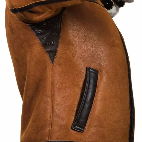 Mair | Jacke mit abnehmbarer Kapuze Braun