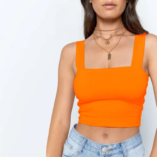 Emma - Glamouröses Glitzer-Rüschen-Crop-Top