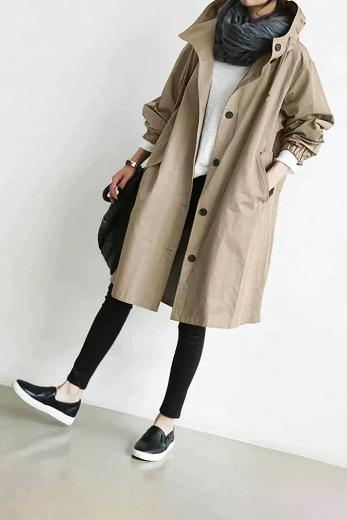 Lioraela | Trenchcoat mit Kapuze