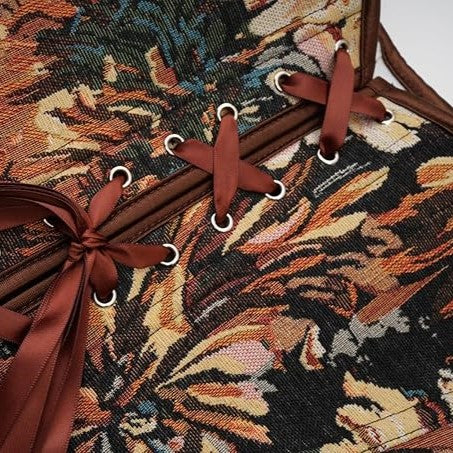 Ayi | Korsett mit Blumentapete und Schleifen