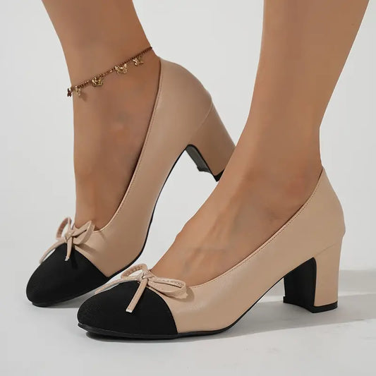 Laurel  | Schleifenknoten Detail klobige Absätze