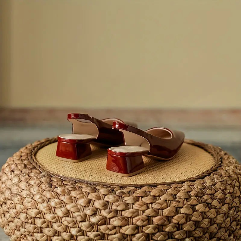 Nadine  | Absätzen Elegante Quadratische Zehe