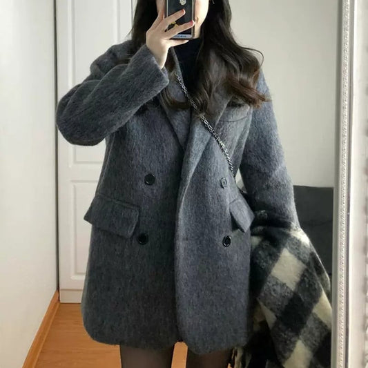 Izavela | Modische lockere Kaschmir-Sakko für Frauen