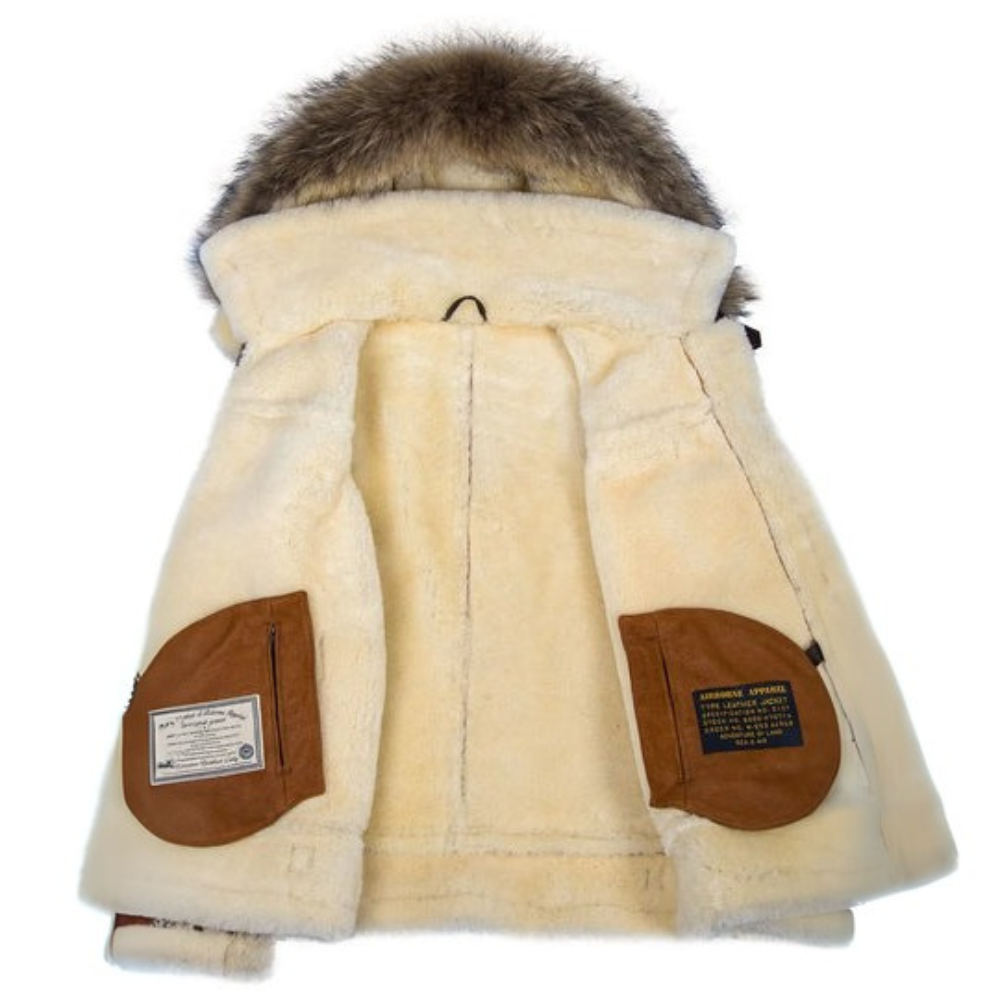 Mair | Jacke mit abnehmbarer Kapuze Braun