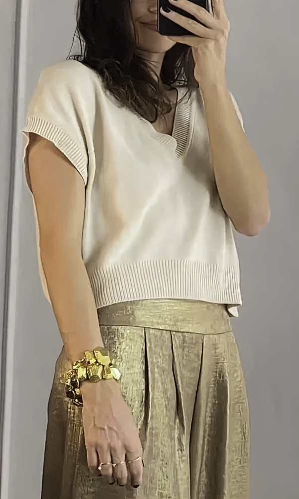 Zuleika | Elegante Top- und Hosen-Set