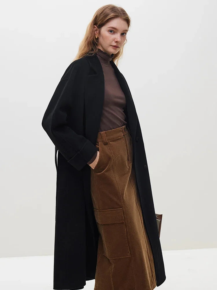 Vennah | Eleganter Wollmantel