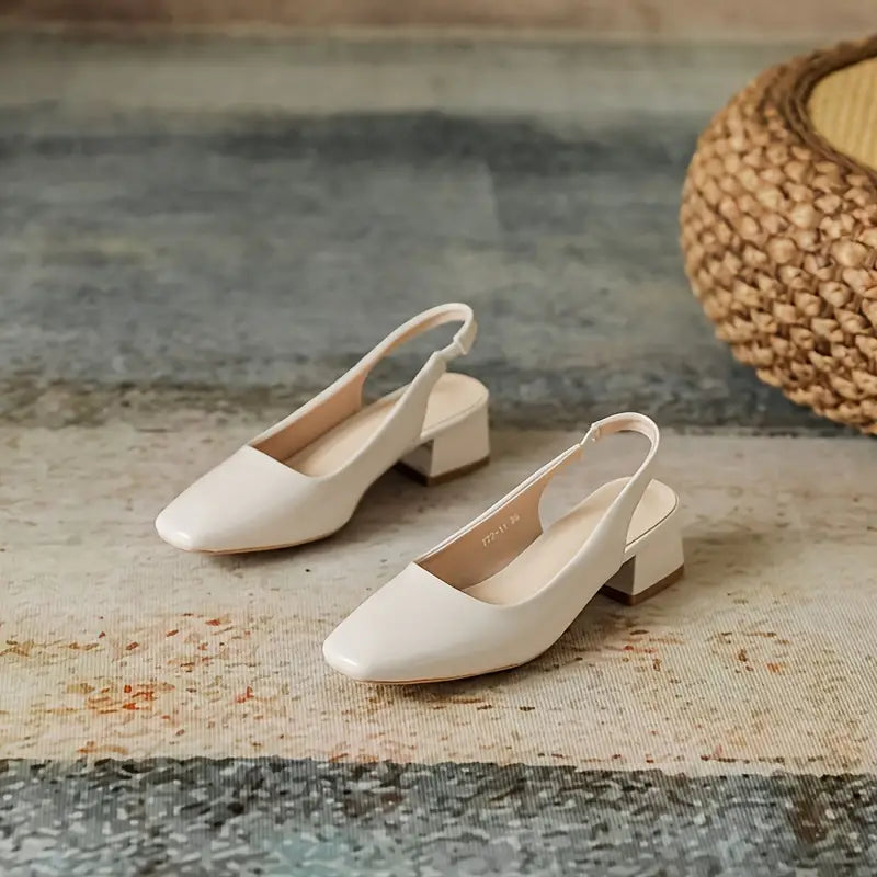 Nadine  | Absätzen Elegante Quadratische Zehe