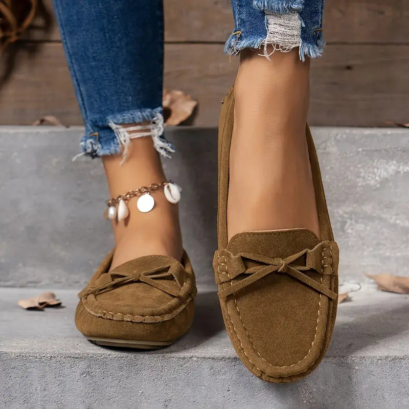 Rowan | Bequemer zeitloser Retro-Loafer mit Schleife