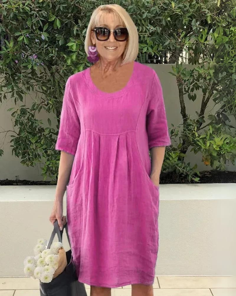 Faryn  | Bequemes Kleid mit Taschen