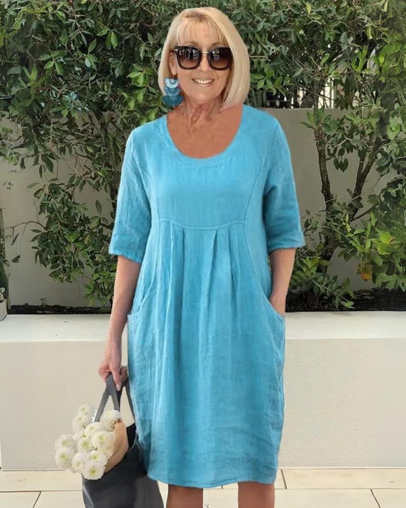 Faryn  | Bequemes Kleid mit Taschen