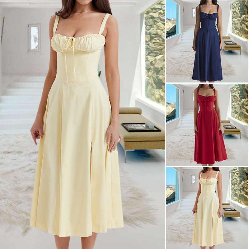 Josephin | Elegantes und sexy Korsagenkleid mit Rüschen