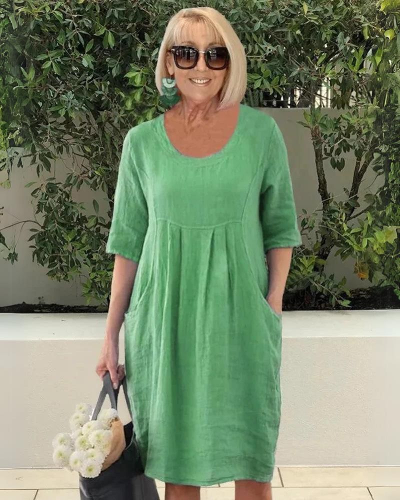 Faryn  | Bequemes Kleid mit Taschen