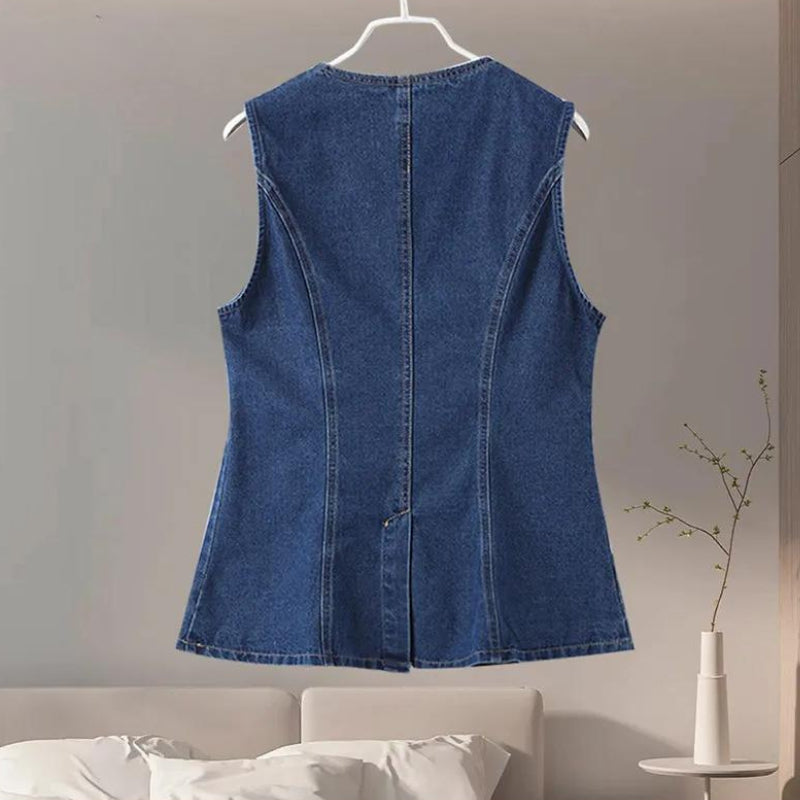Emiliana - Zweiteiliges Denim-Set
