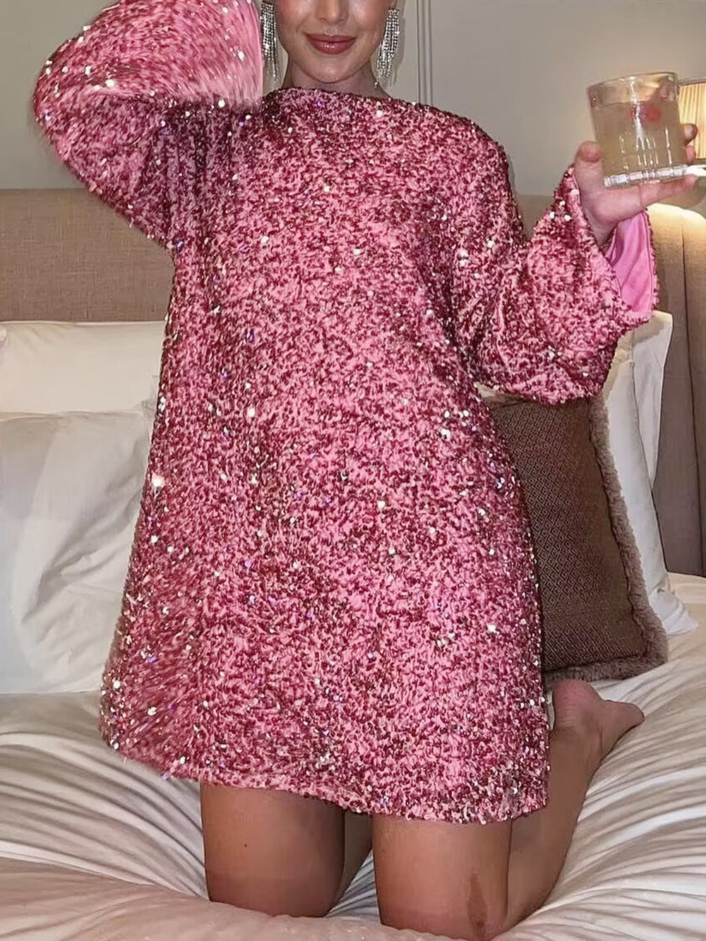 Mathilde | Kleid mit Bindegürtel