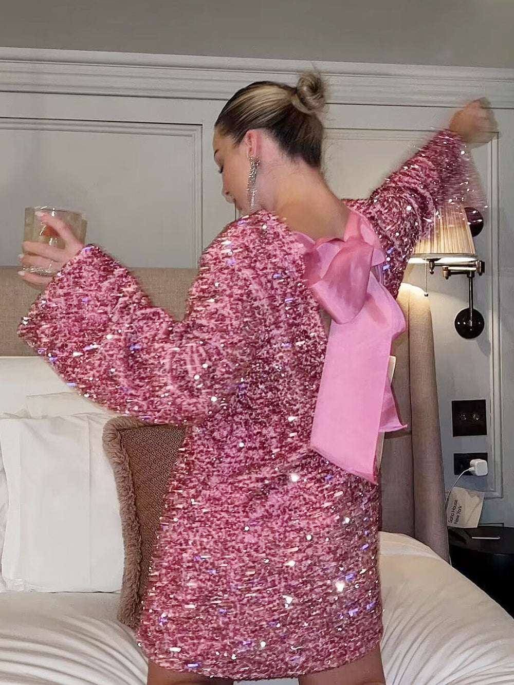 Mathilde | Kleid mit Bindegürtel