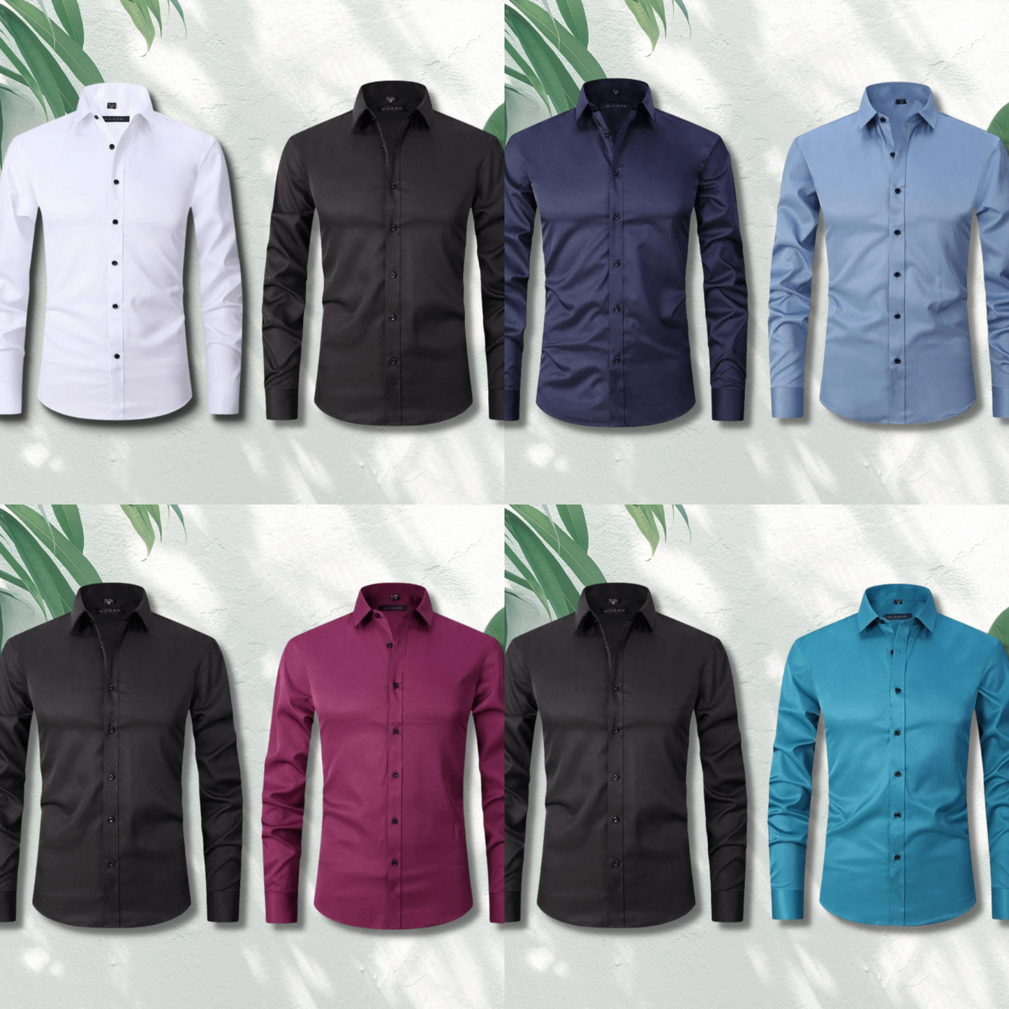 Jul | Stretch Anti-Falten-Hemd