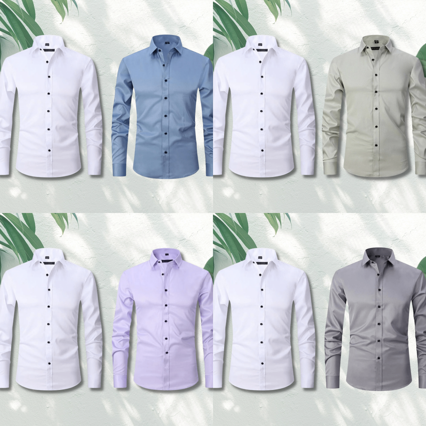 Jul | Stretch Anti-Falten-Hemd