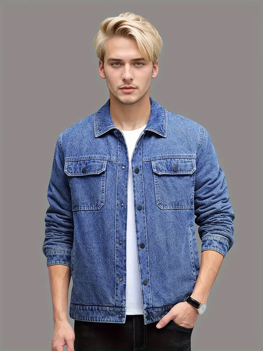 Haira | Herrenjacke mit Fleece-Futter aus 80% Baumwolle