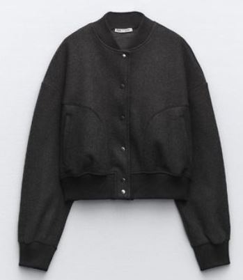 Jamen | Damen Bomberjacke aus weichem gestepptem Stoff