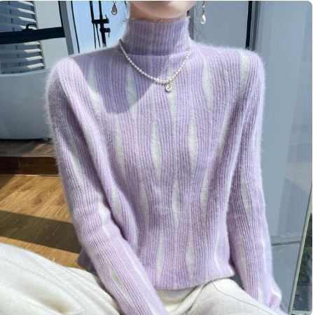 Antonelo | Weicher Strickpullover mit halbhohem Kragen