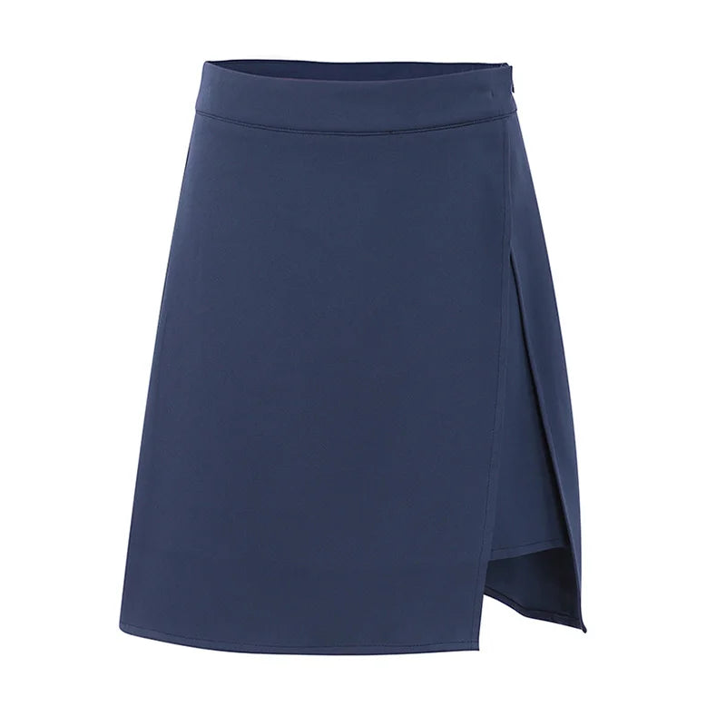 Yesha | Moderner asymmetrischer Wickelminirock