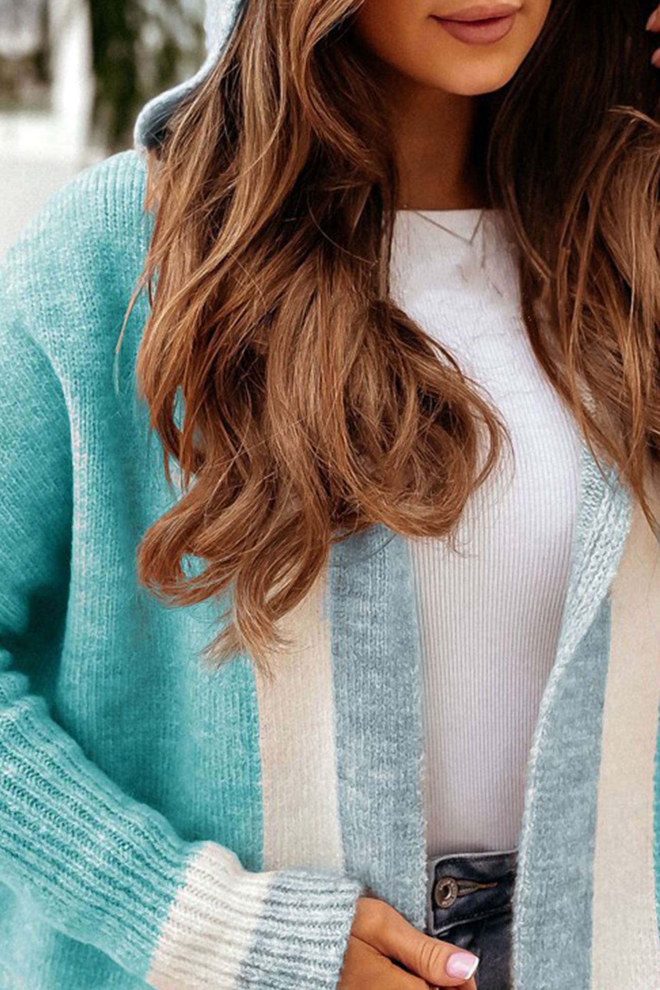 Elid | Damen-Sweatshirt mit Kontrast