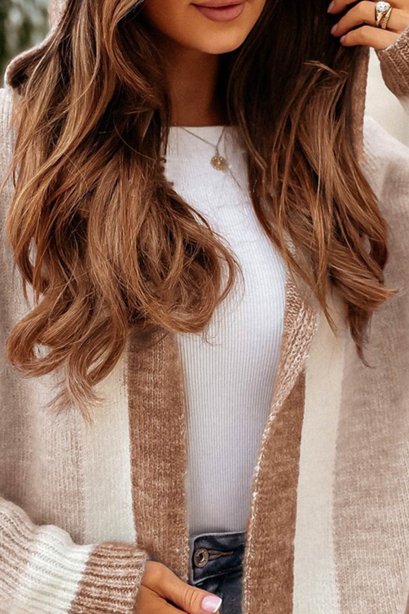 Elid | Damen-Sweatshirt mit Kontrast