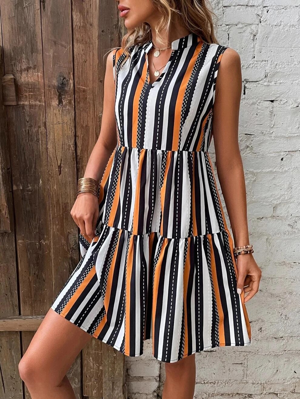 Erina  |  Mode Druck Kleid