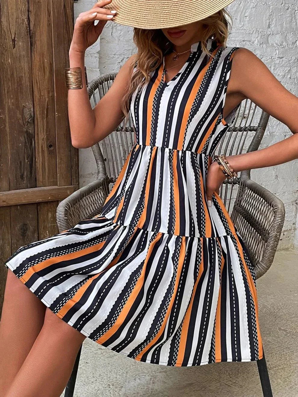 Erina  |  Mode Druck Kleid
