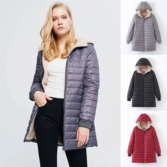 Wera | Gestepptes Winterjacke mit Kapuze aus Fleece