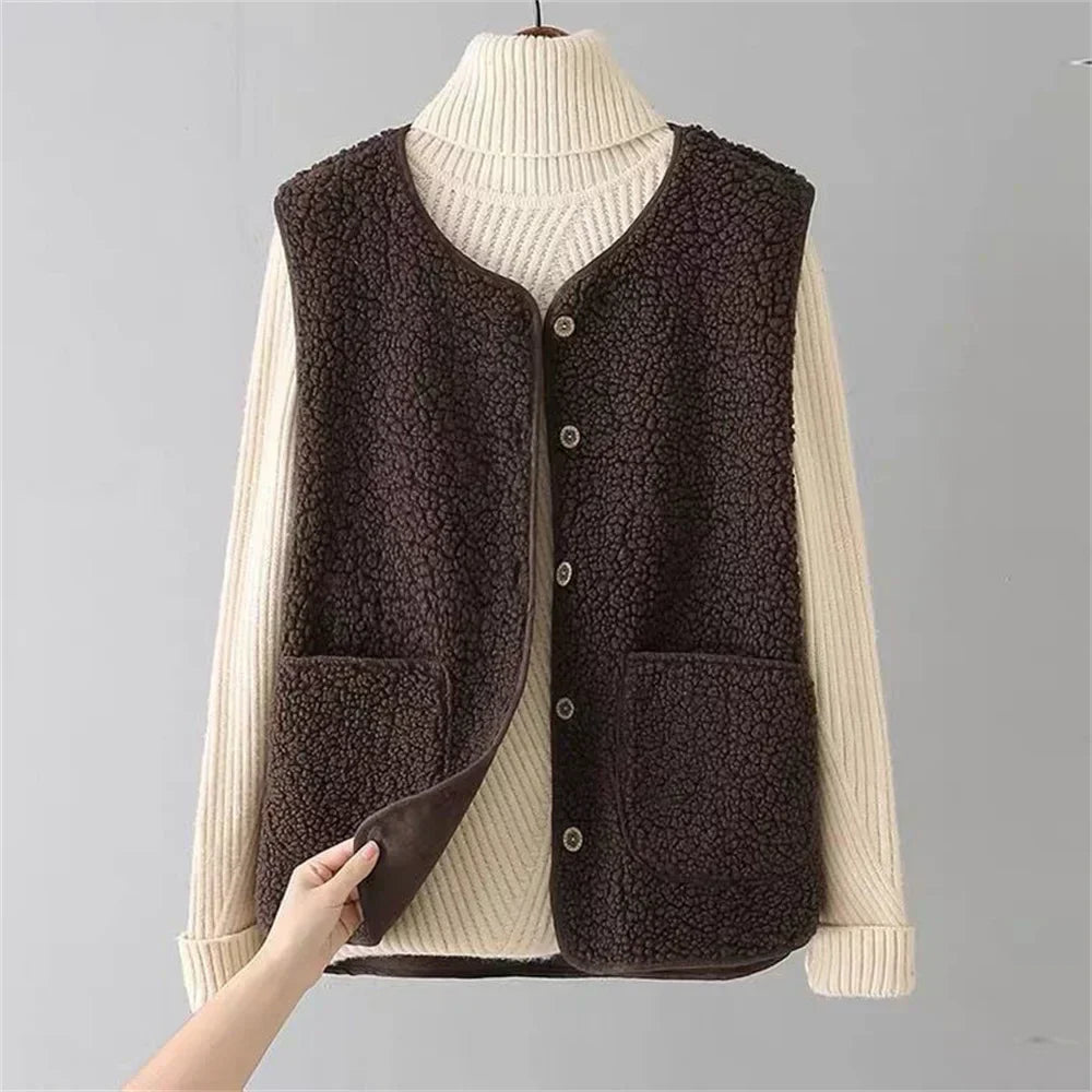 Lisha | Klassischer Teddy-Cardigan