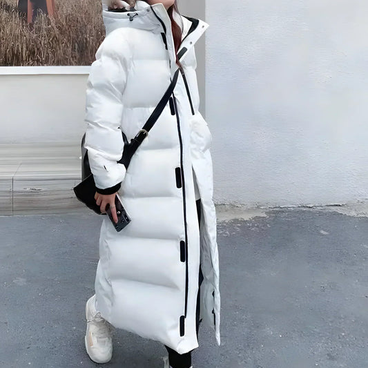 Rosaballe | Trendiger langer Winter-Parka mit Kapuze