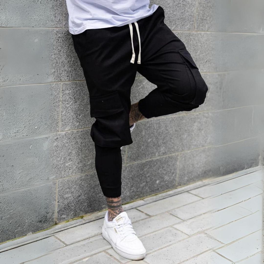 Noah | Urbane Cargo-Jogginghose mit Bündchen und praktischen Taschen