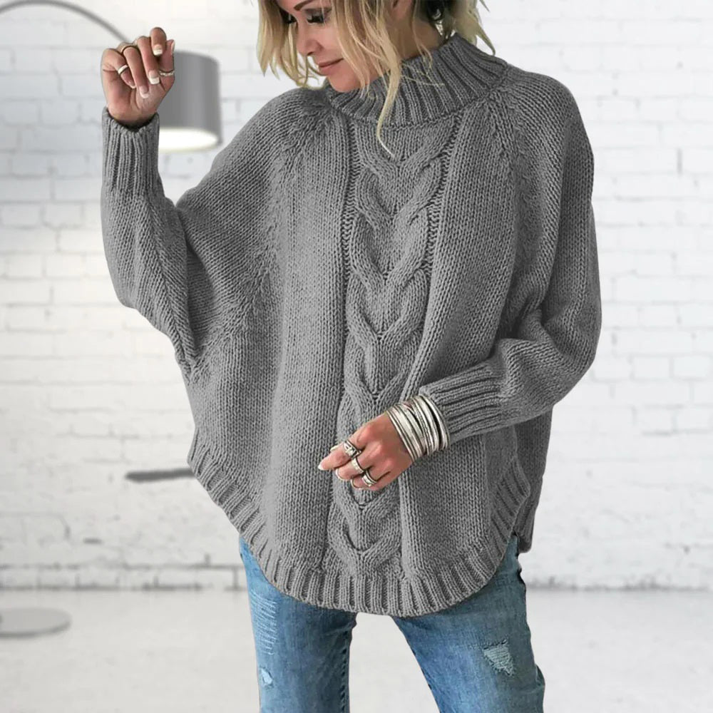 Klinton | Rollkragenpullover Twisted Loose Sweater