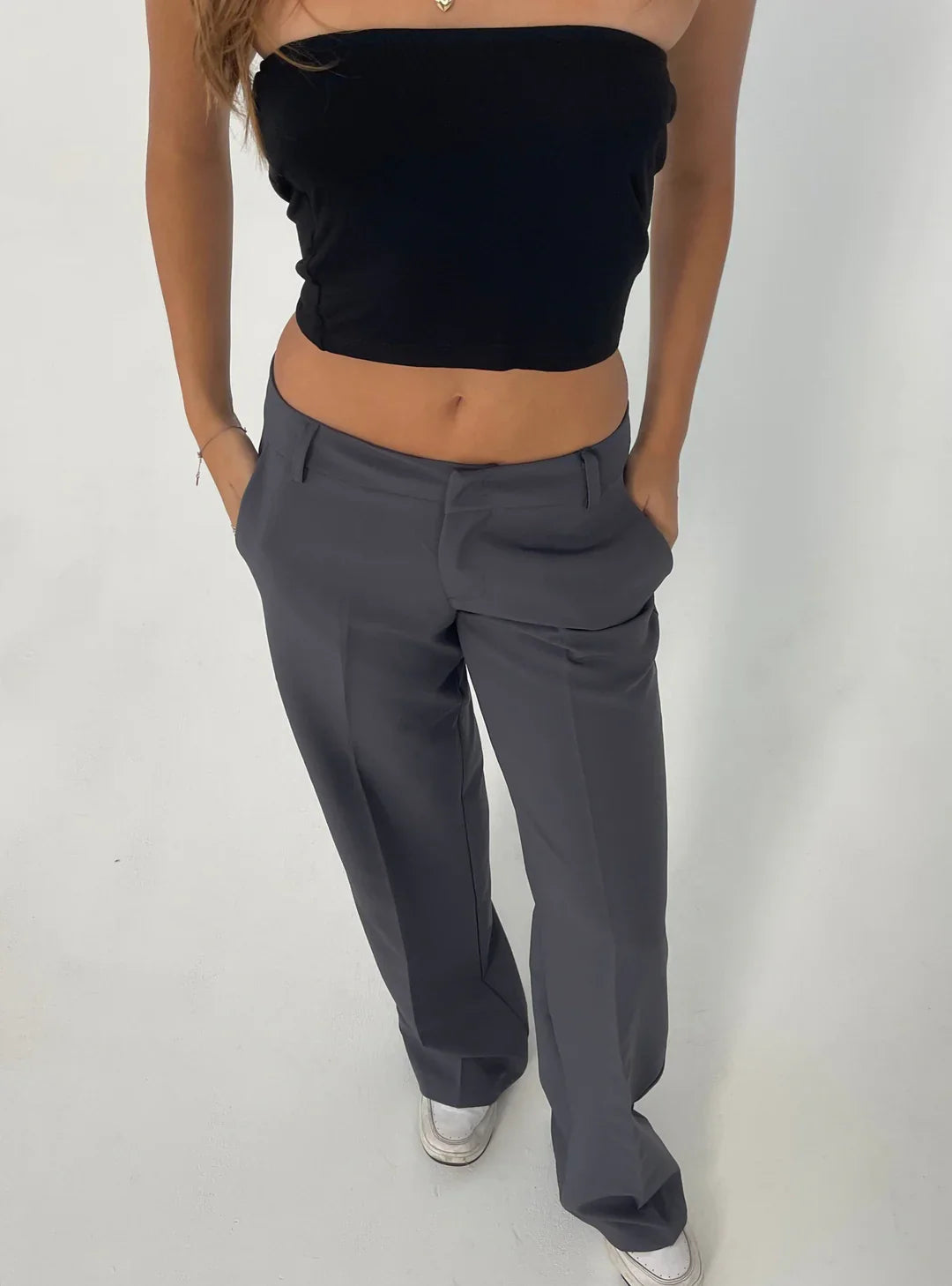 Alma | Anzughose mit niedriger Taille