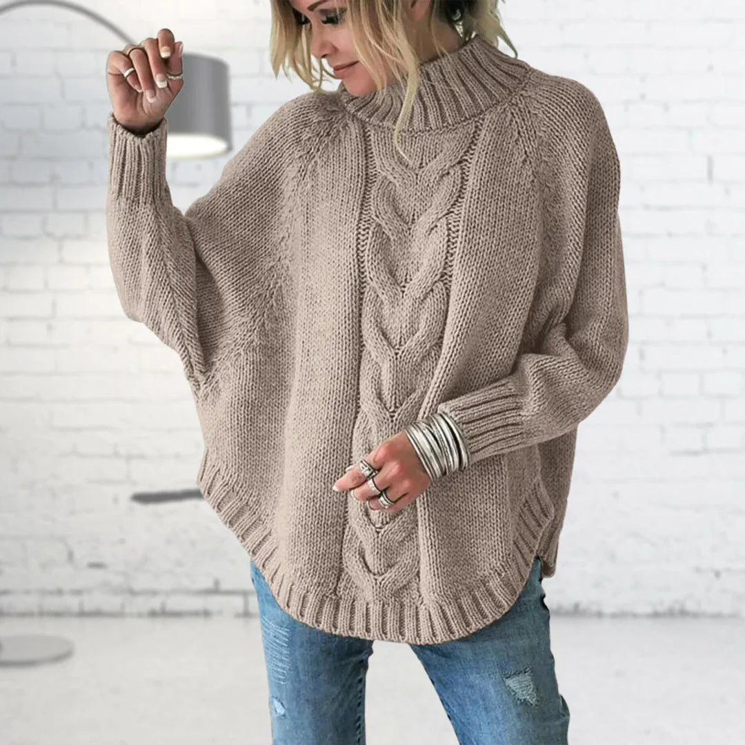 Klinton | Rollkragenpullover Twisted Loose Sweater