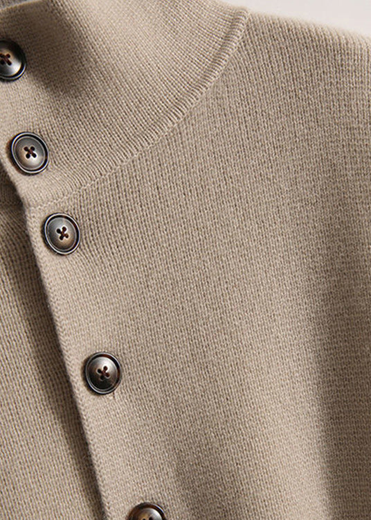 Rhonesa | Rollkragenpullover mit Knopfleiste