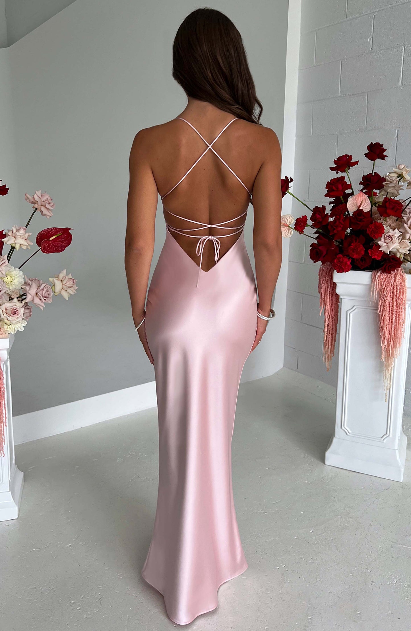 Gracey | Blush Maxi-Kleid